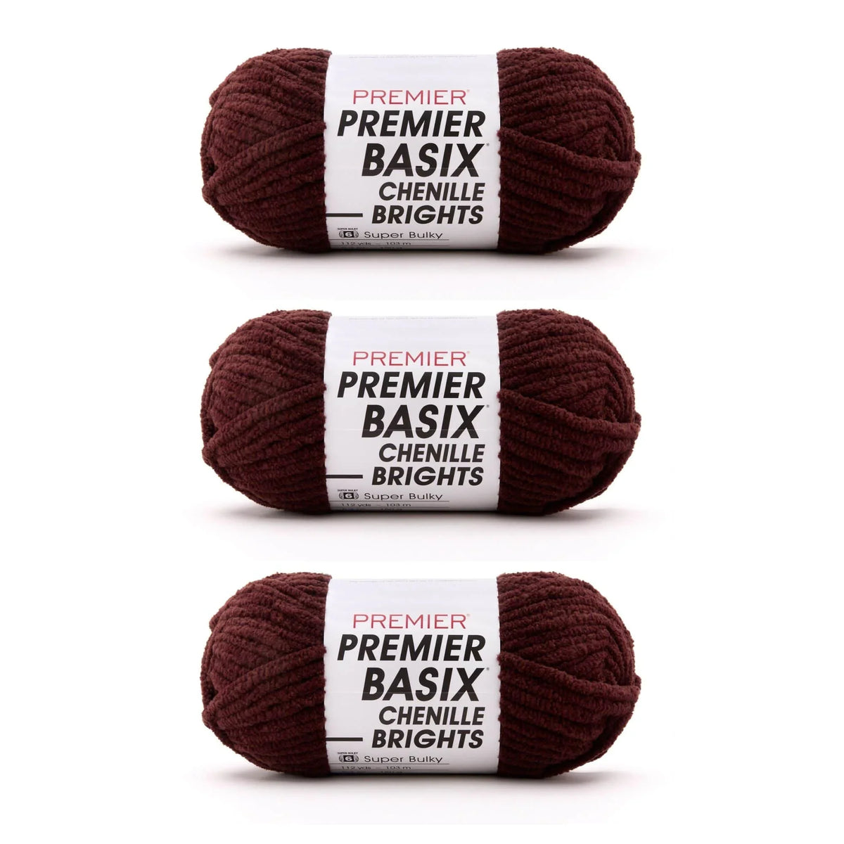 Basix® Chenille Bag of 3